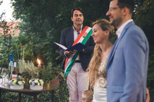 Gabor Herendi MC, american wedding in Hungary